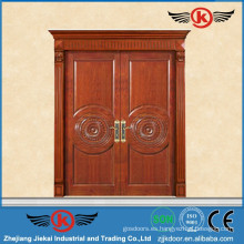 JK-M123 Jie Kai puerta sólida / puertas interiores de acordeón madera sólida / puerta de madera sólida al por mayor